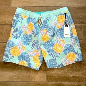 Mens SPF50 Swim Trunks 7” Goodfellow NWT Large